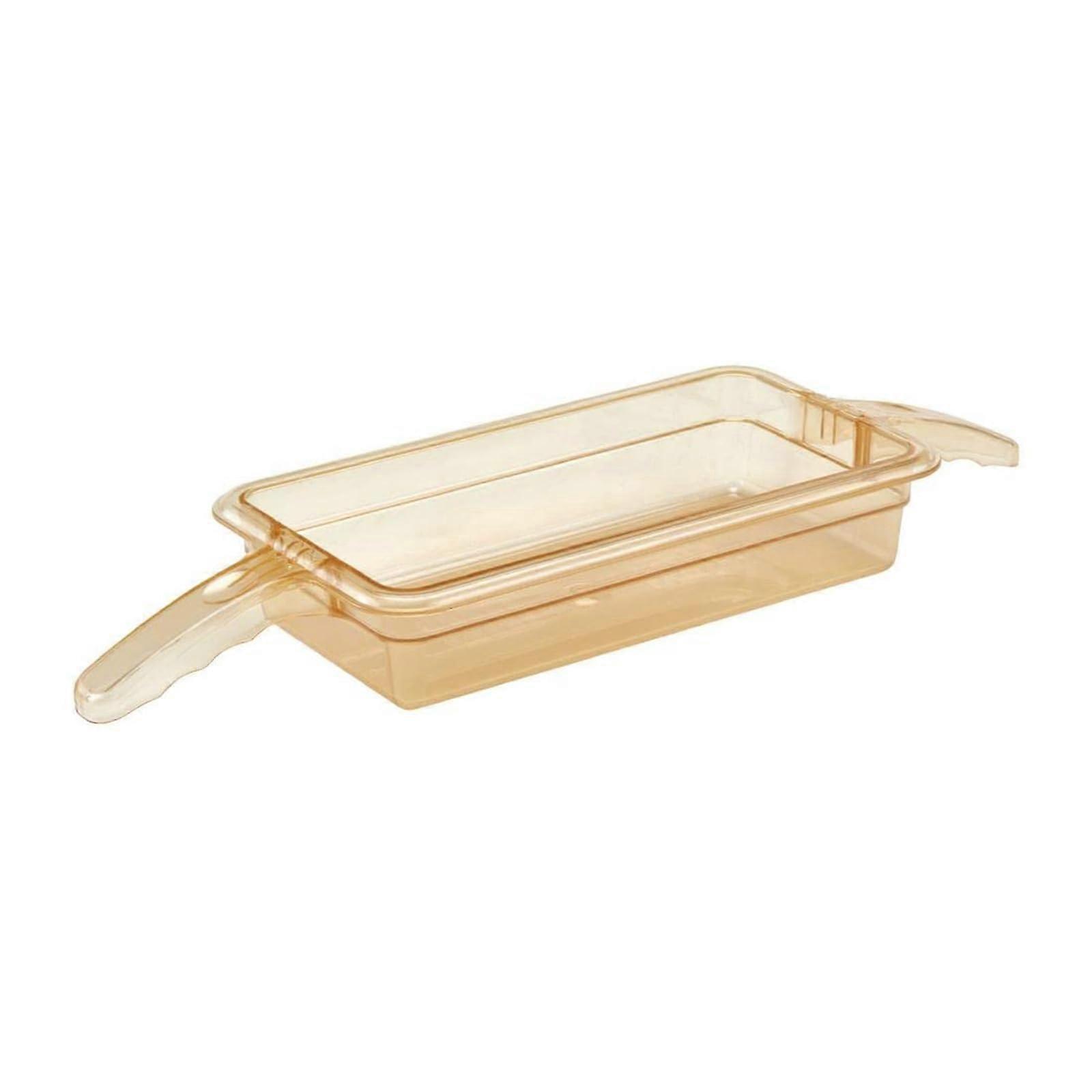 Serving Tray Microwave Safe with Handle, Dishwasher Safe PP Kitchen Dish for Bread Snacks Dessert