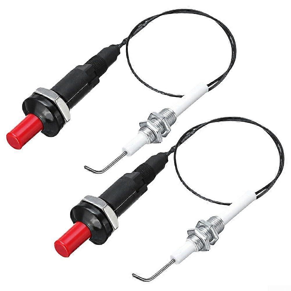 Gas Stove Igniter 2 Pack Piezo Kit with  Voltage Spark for Wide Application and Easy Push