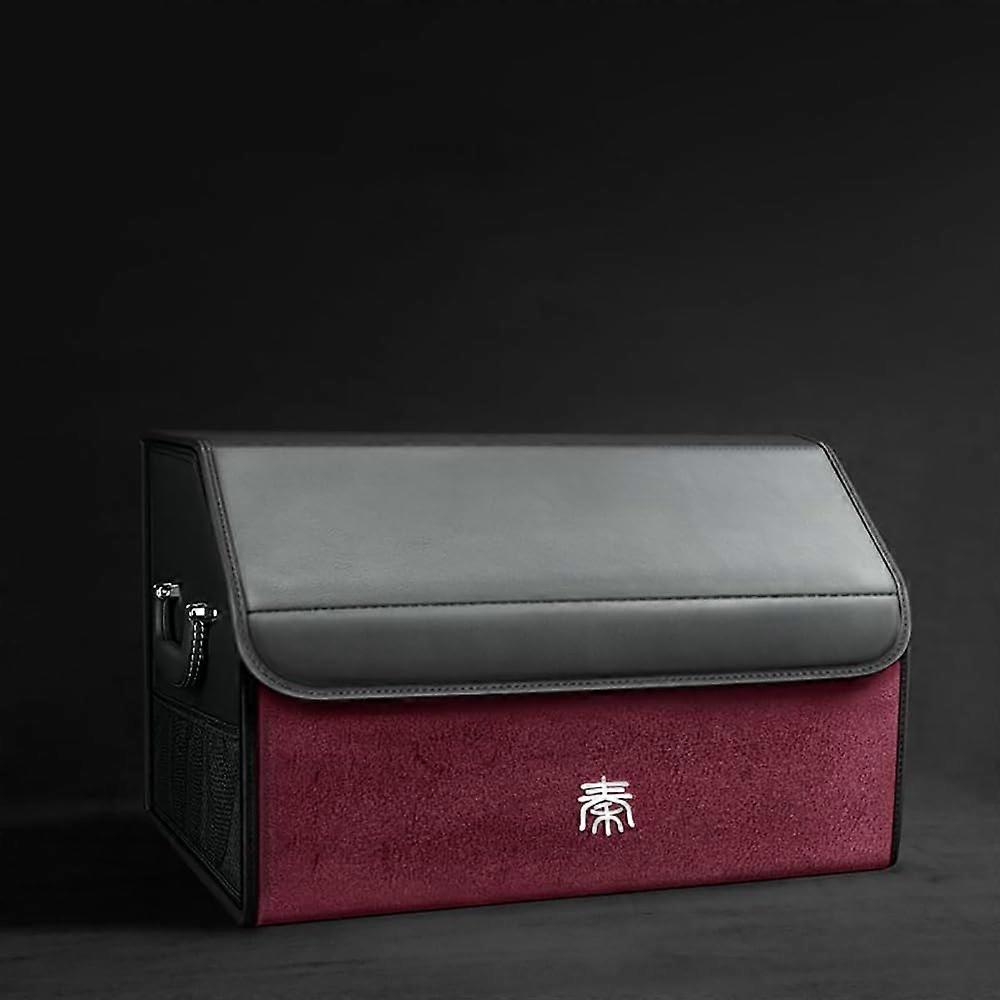 Waterproof Foldable Car Trunk Organizer for BYD Qin Plus EV DMI, Large Capacity MultiPocket