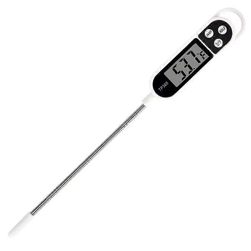 Digital Meat Thermometer with Large LCD Display, Instant Read for BBQ, Water and Kitchen Cooking
