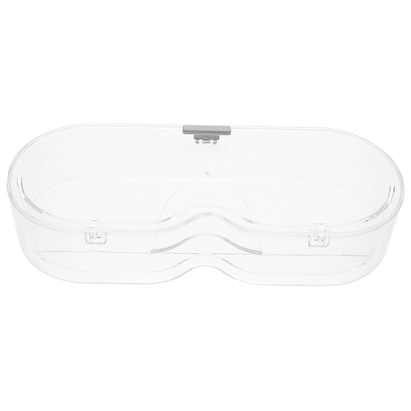 Wall Mounted Sunglasses Organizer No Drill Space Saving Transparent Eyewear Storage for Closet Entryway