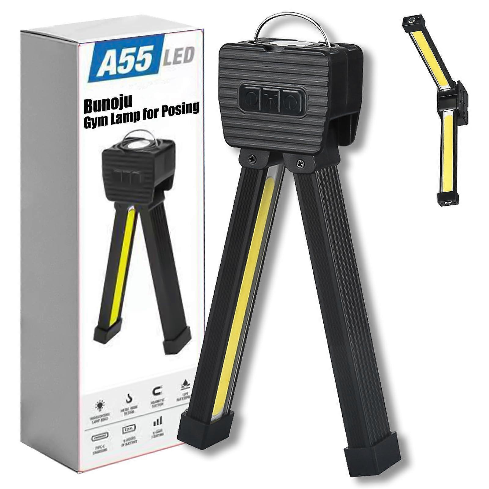 Portable LED Work Light with Magnetic Base, 7Level Brightness, 180° Rotatable Waterproof Spotlight