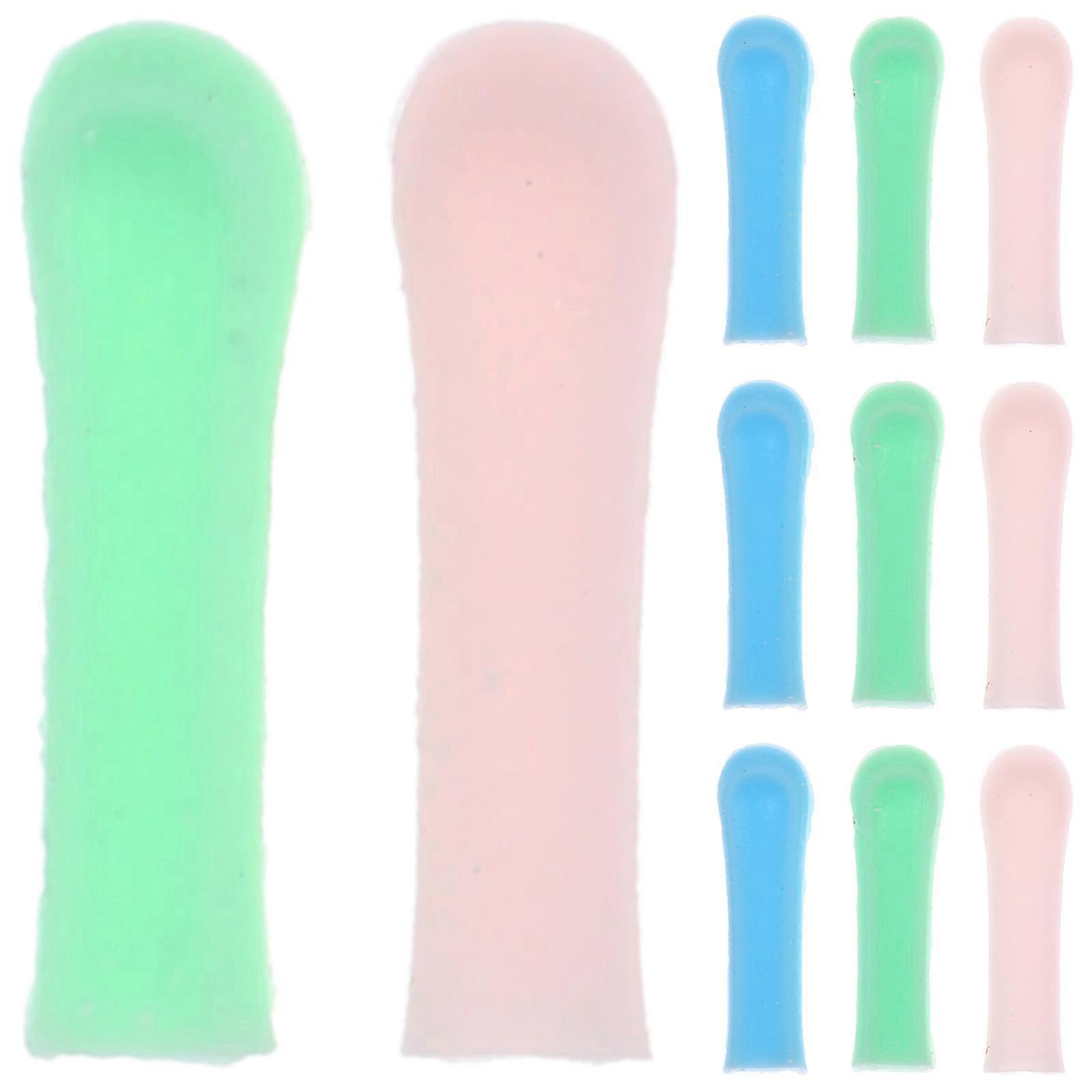 Assorted Color Ear Spoon Sleeves for Silicone Ear Cleaning 15Pcs