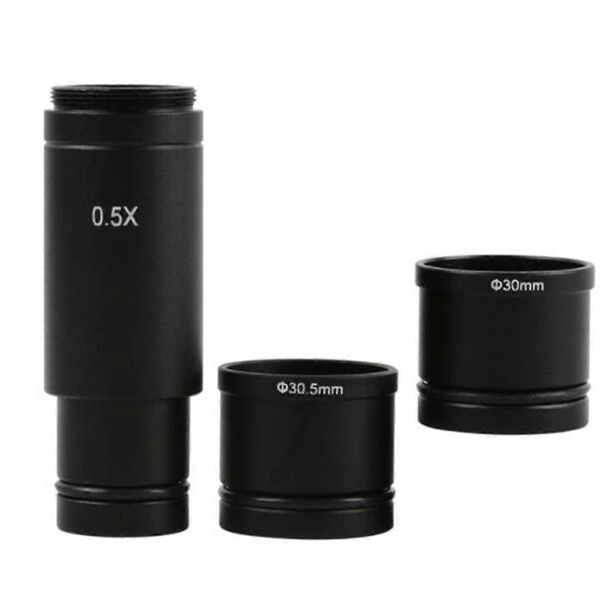 0.5X CMount Microscope Camera Adapter with Reduction Lens for Wide Field View and Durable Build