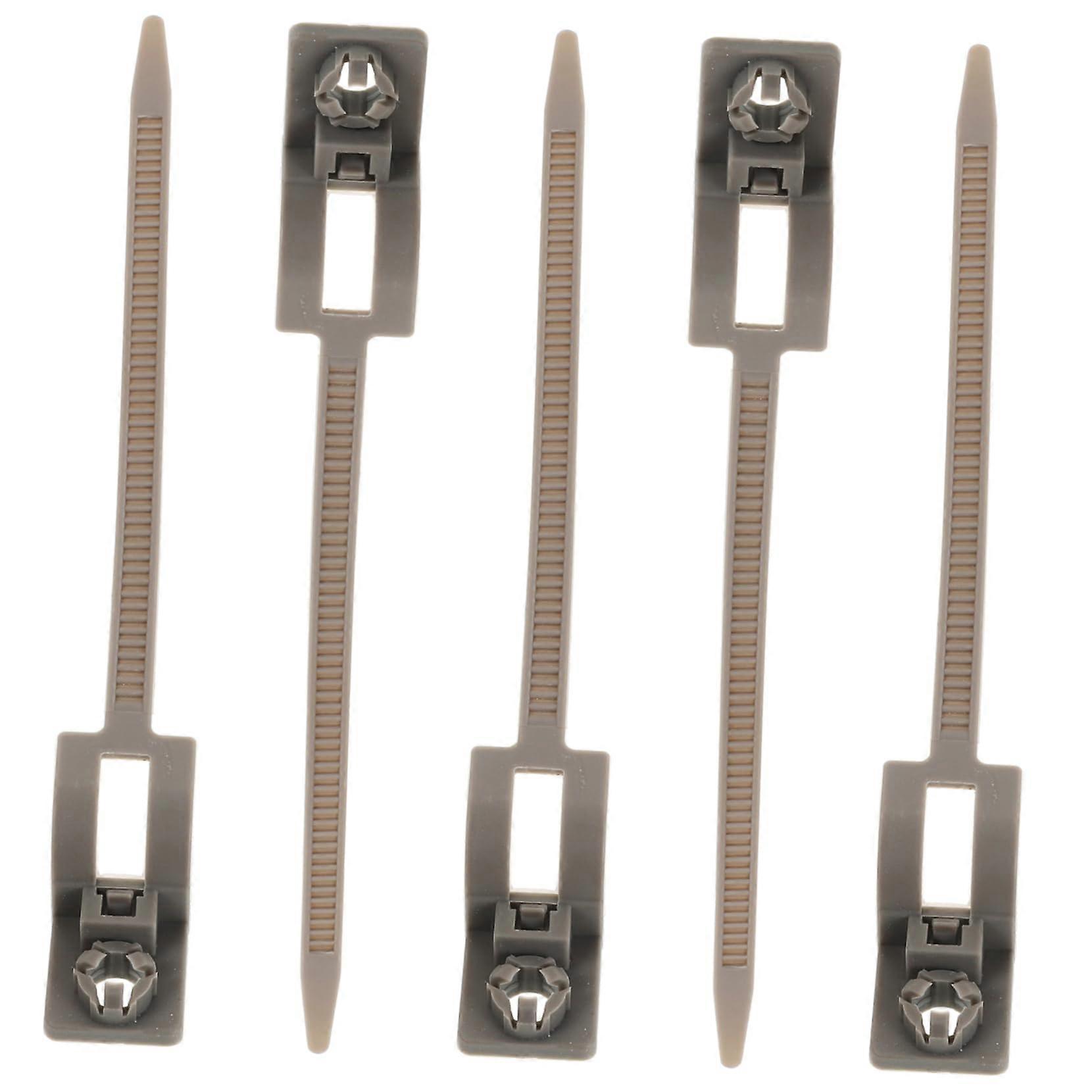 Wire Harness Clips 5pcs Self Locking Push Pin Zip Ties for Car Boat Trailer Engine Bay