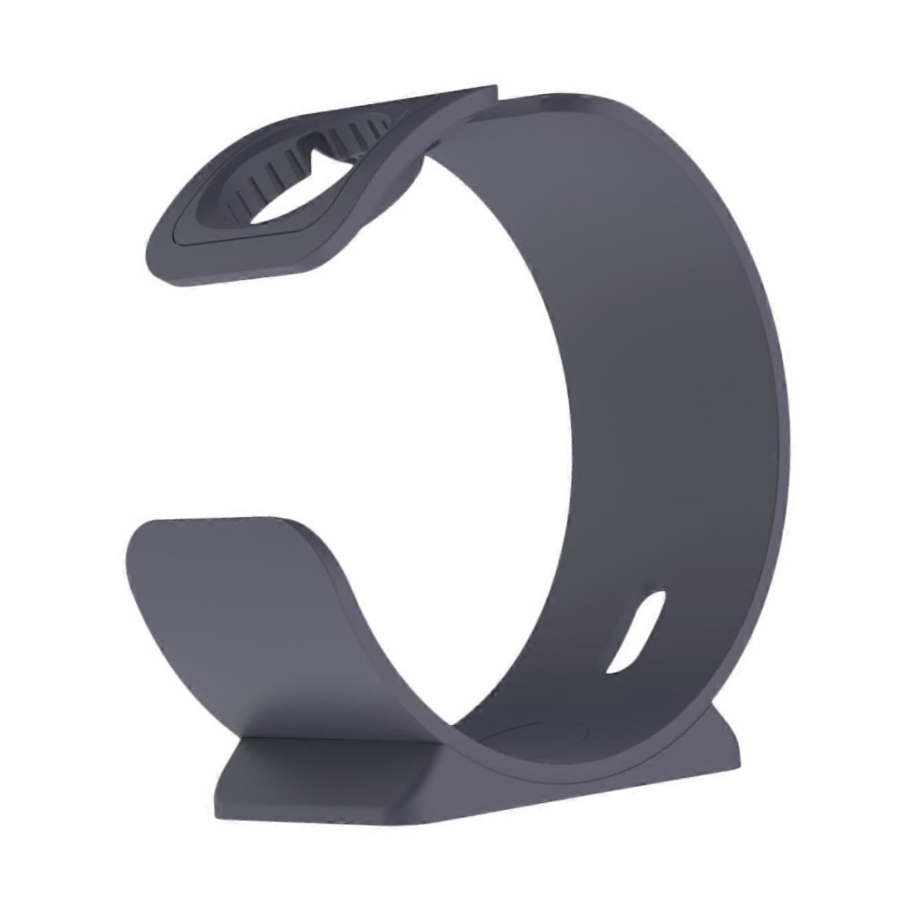 Grey Watch Charging Stand Compatible with iPhone, Compact Holder for Home and Office Use