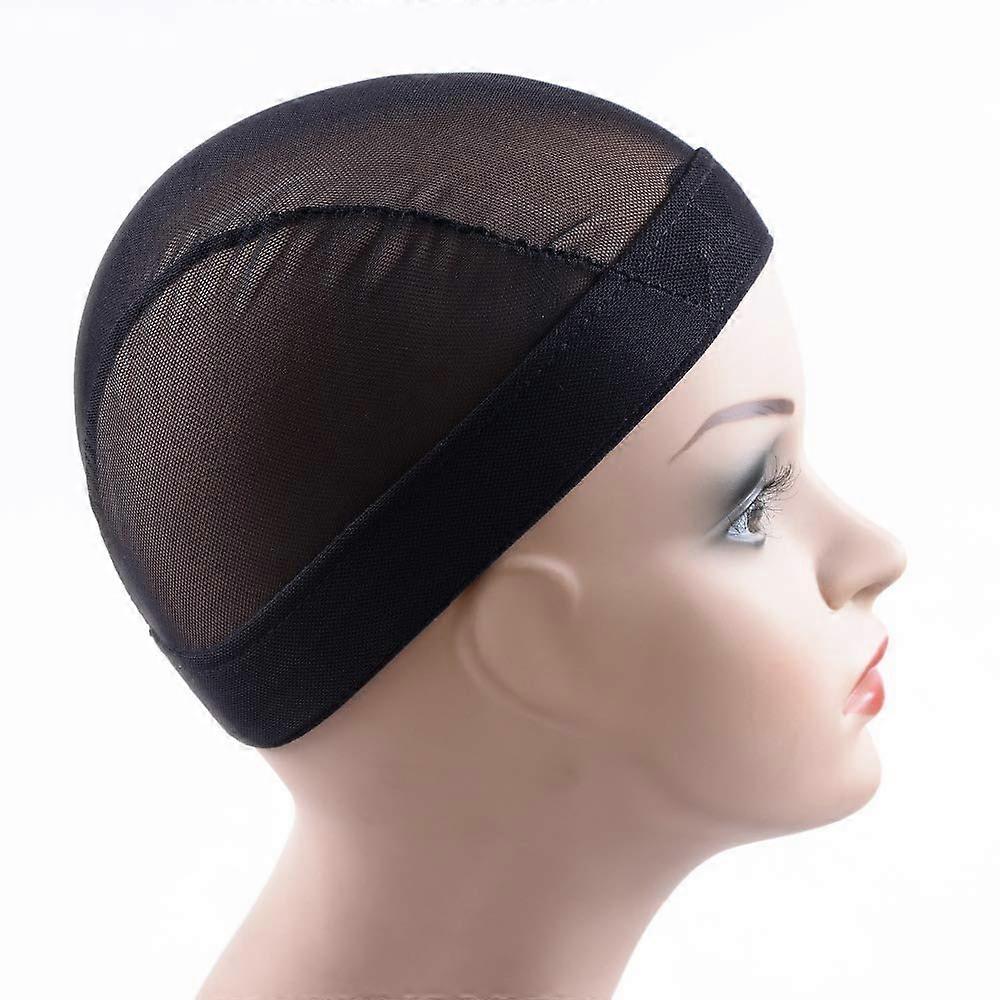 Spandex Wig Cap with Breathable Mesh Design, Secure Elastic Fit, Dome Cap for Wig Making