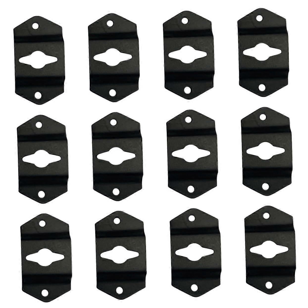 20pcs Small Speaker Wall Mount Bracket with SpaceSaving Wing Design and Durable Iron Construction