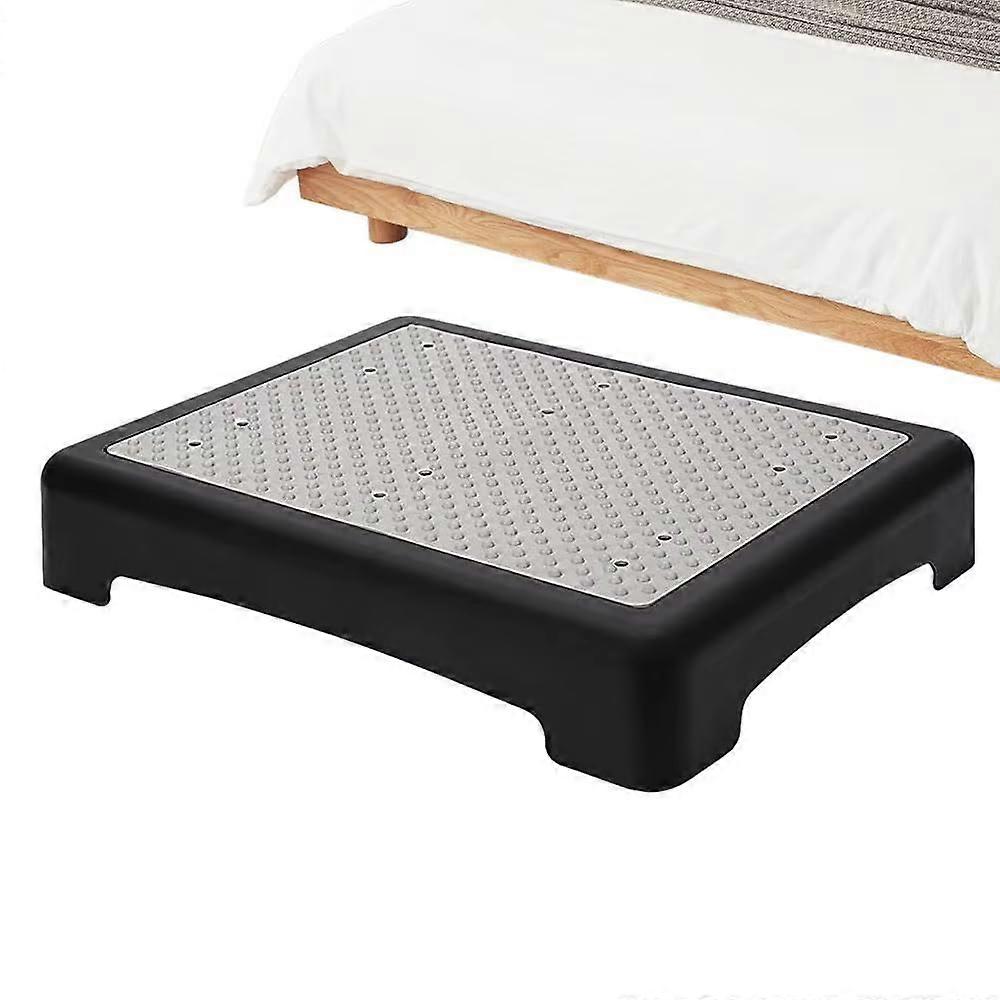 Half Step Stool for Elderly with NonSlip Stable Platform, Indoor Outdoor Mobility Safety Step