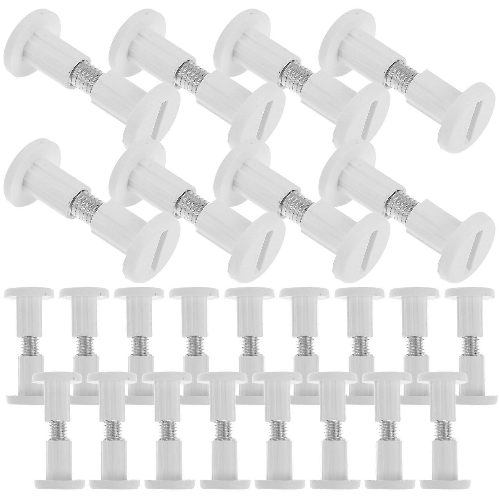 Furniture Hardware Board Fastener for Joining 50Pcs White Components