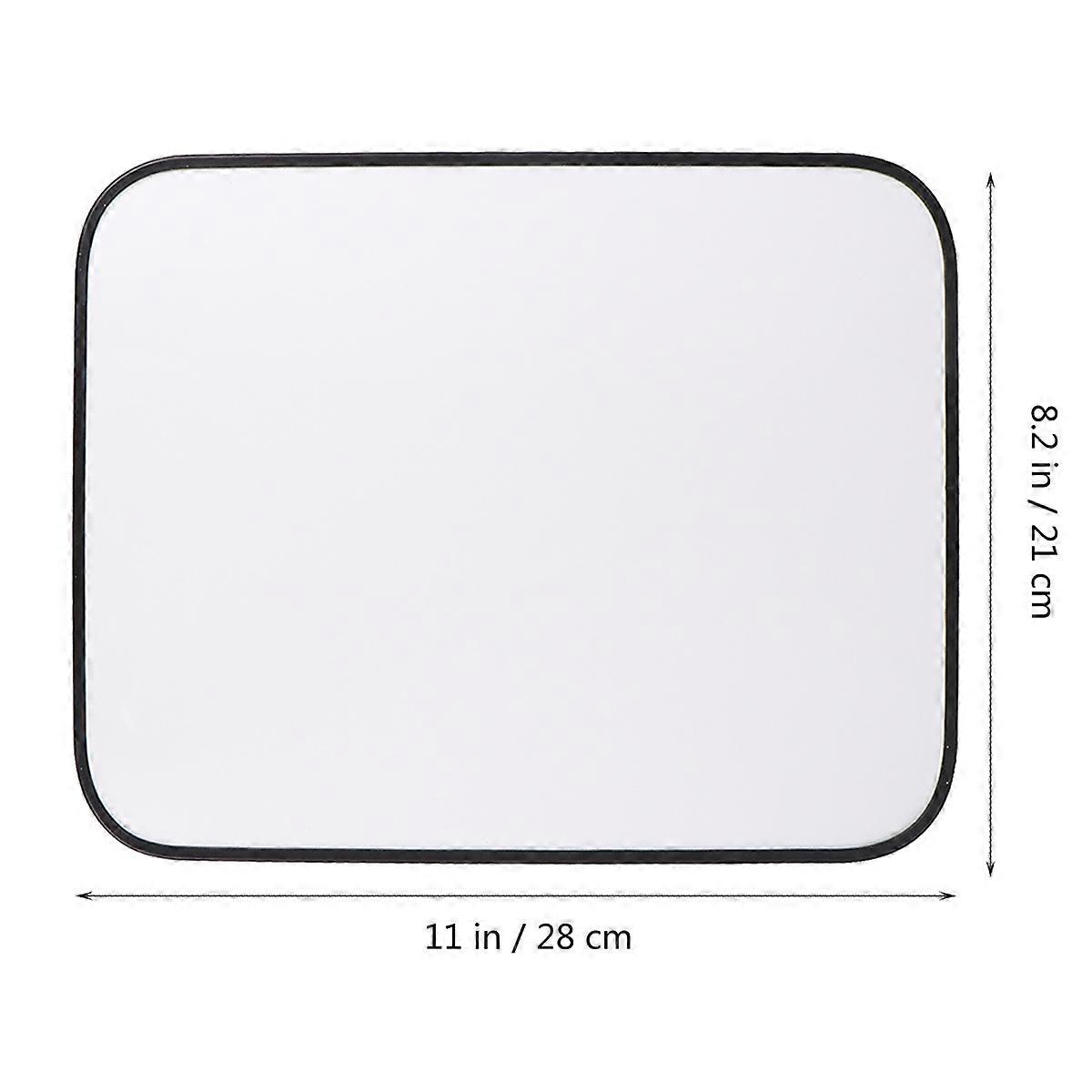 Magnetic Writing Board Plastic Whiteboard for Hanging 1Pcs Black