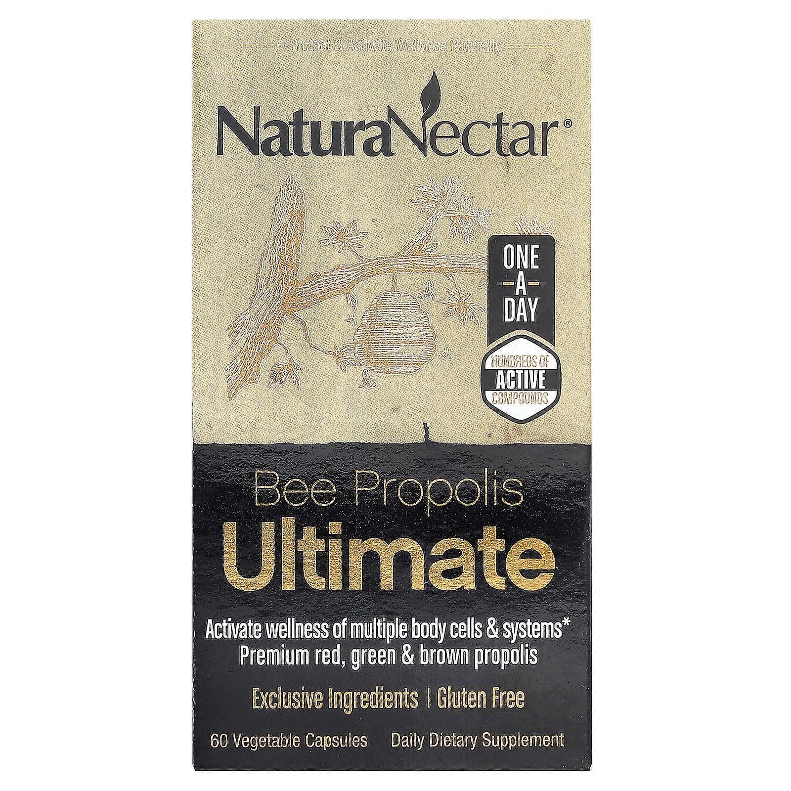 NaturaNectar, Bee Propolis Ultimate, 60 Vegetable Capsules