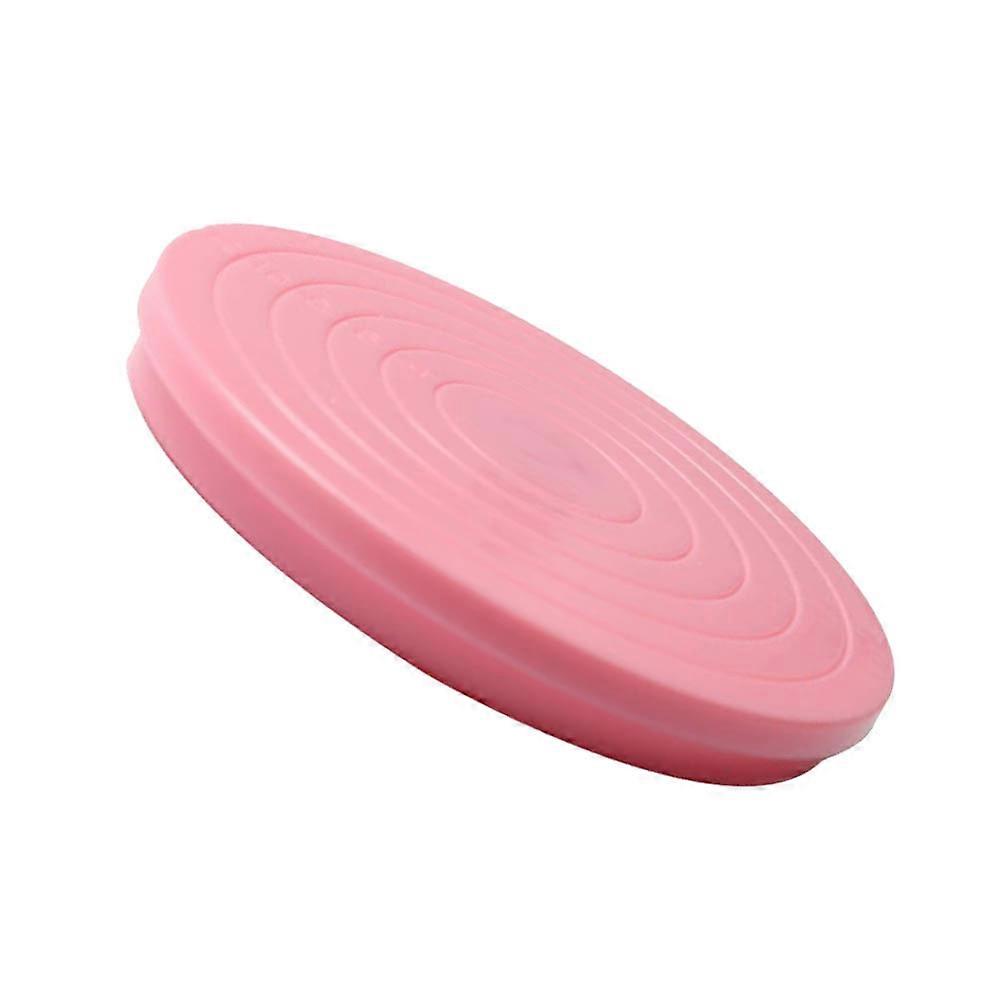 Pink Rotating Cake Turntable Cake Decorating Stand for Stable Support