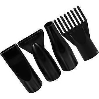Conjunto de 4 bicos universais para secador de cabelo com pentes em ABS para tosa de animais de estimação, difusor e concentrador de ar.
