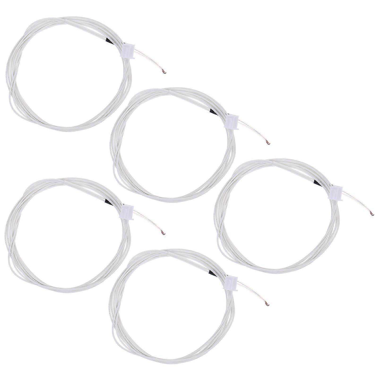 5pcs 3D Printer Thermistor 100K High Temperature Thermistor for 3D Printer