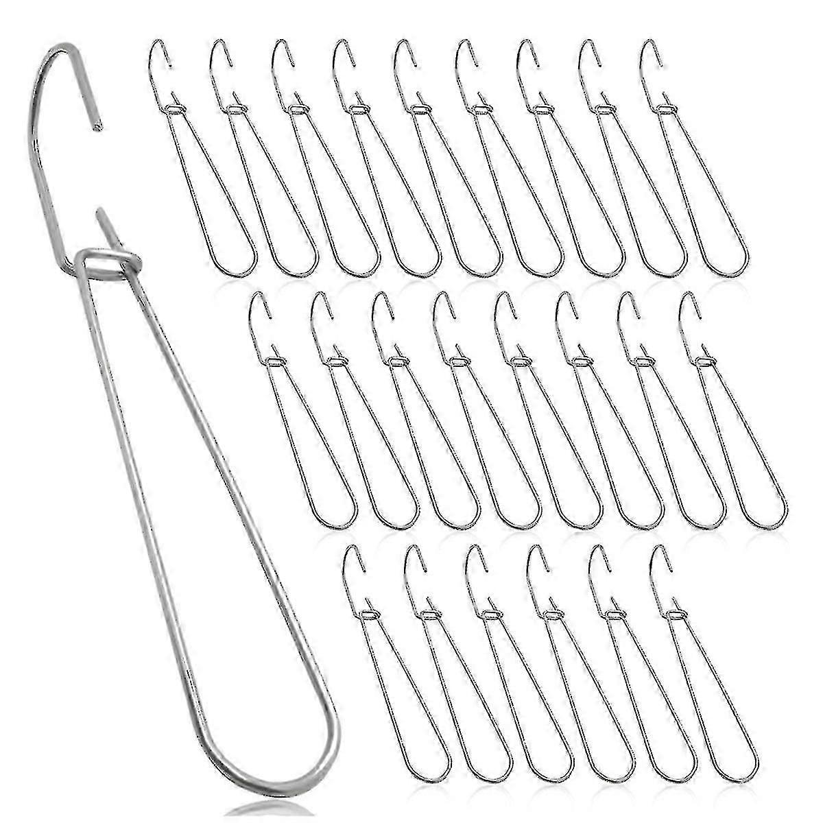 24 Pcs 7.3 Inch Metal Pattern Hooks Sewing Pattern Making Hanging HangerEdition 0519