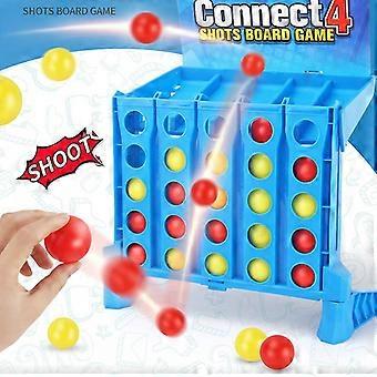 Shots Brettspiel Vier Kugeln verbinden Puzzlespielzeug Eltern-Kind-Interaktion Denktrainingsspiel für Kinder New_mpn