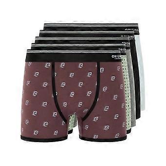 Crosshatch Herre Motifix Boxershorts (pakke med 5)