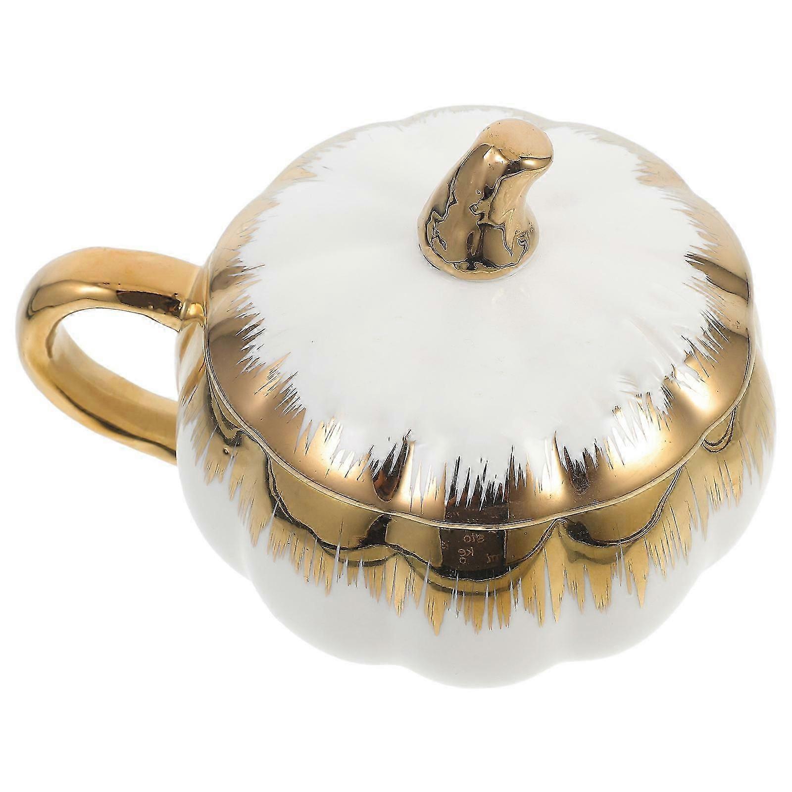 Pumpkin Shape Ceramic Mug Coffee Cup for Drinking Water Mug