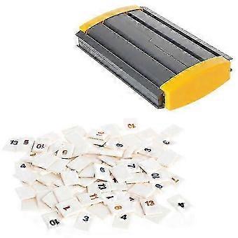 Rummikub 106 Tiles Digital Board Game Set - 4 Colors, Plastic Cards, Travel & Fa