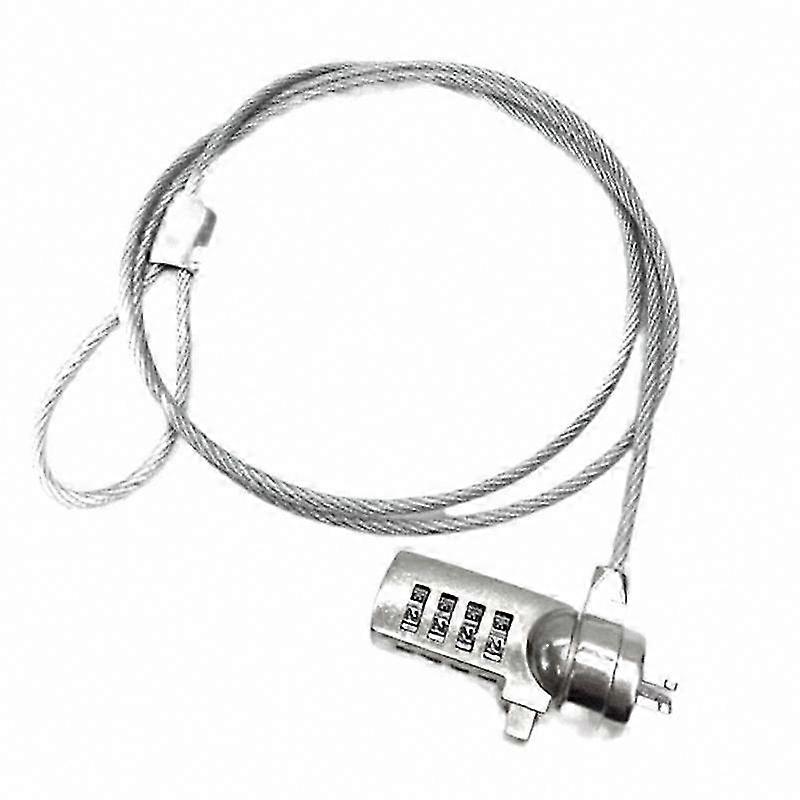 Numeric Code Security Lock For Laptops And Desktops, Anti-Theft Cable Compatible With Public Workstations