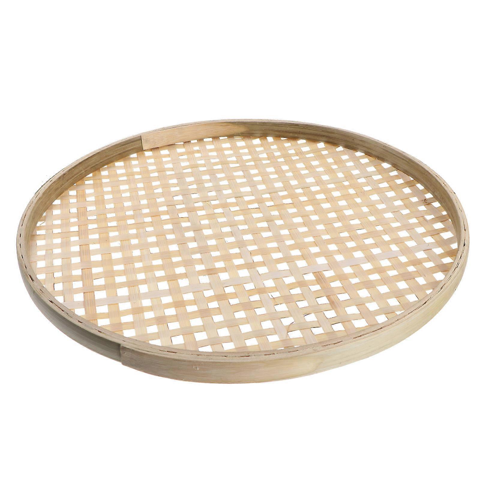 Cesta de Tecelagem de Bambu Peneira de Bambu Multiuso Peneira Prática de Bambu