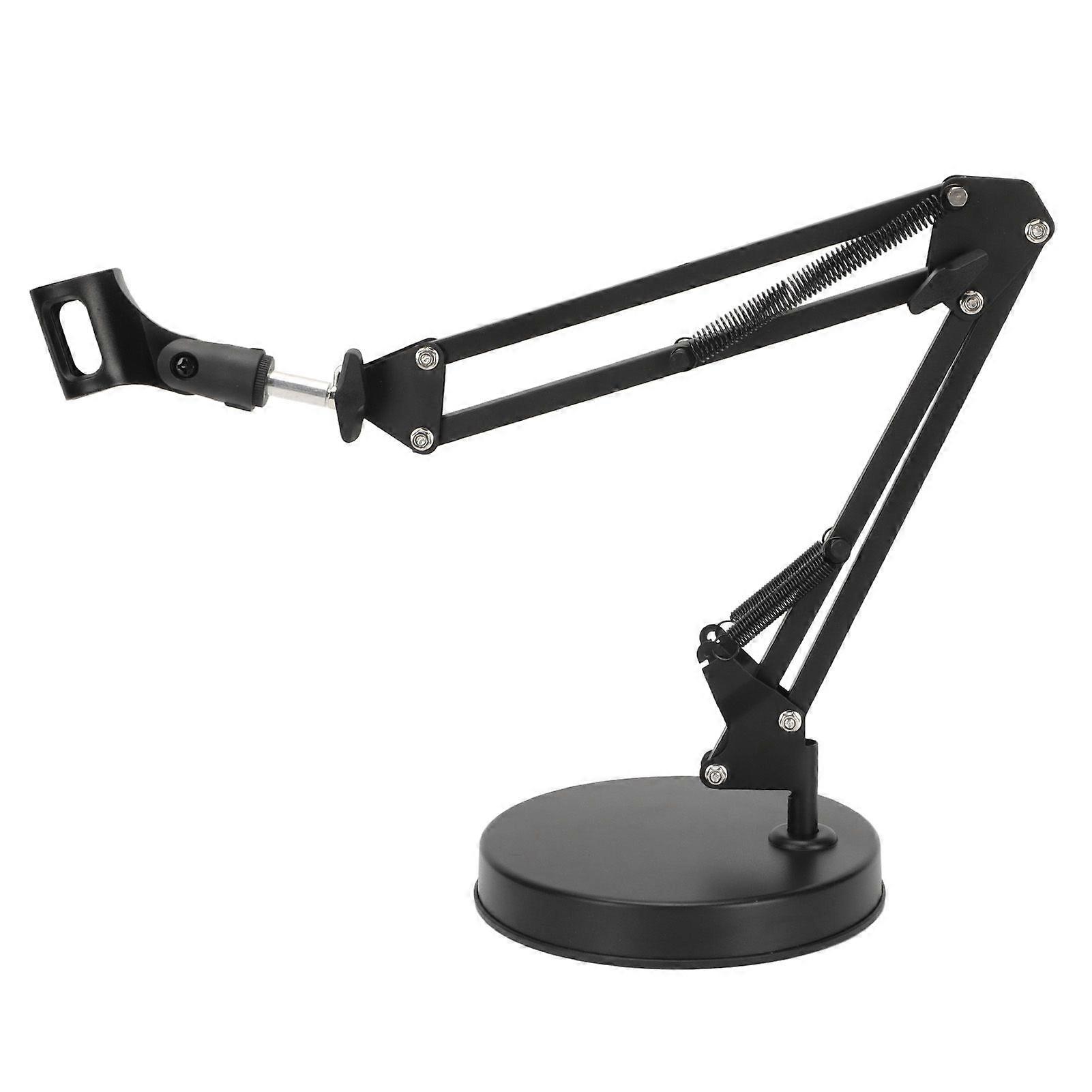 Support de bras de microphone professionnel à angle libre et rotation libre pour diffusion en direct
