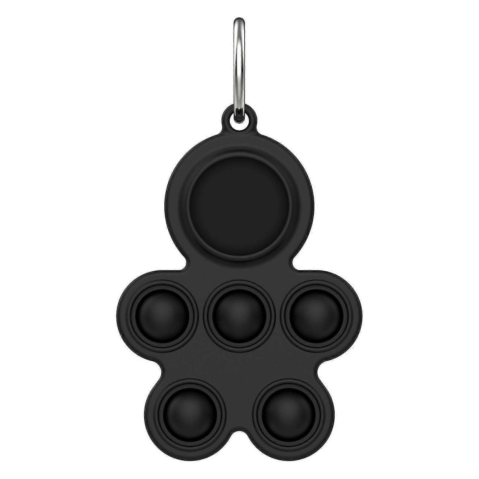 Black Biscuit Man Protective Case Suitable For Silicone Protective Case