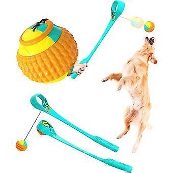 Dog Ball Launcher for Dogs Outdoor Pet Supply Fetch Toy Tennis Ball Thrower Junior Chuck It Classic Sport Ball Launcher Assorted Dog Toys for Aggressi