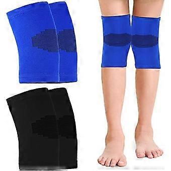 2 Paar Kinder Kniebandage Kinder Kniebandage Kinder Kniestütze Kinder Kniekompressionsmanschette Kinder Knieschoner für Basketball, Volleyball, Sport, Turnhallen