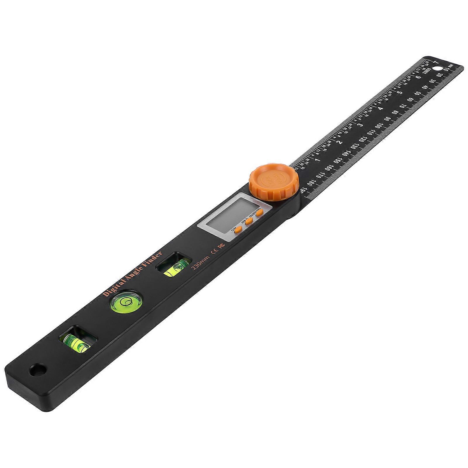 1 Set 4 In 1 Digital Protractor Angle Ruler Level Universal Ruler Goniometer