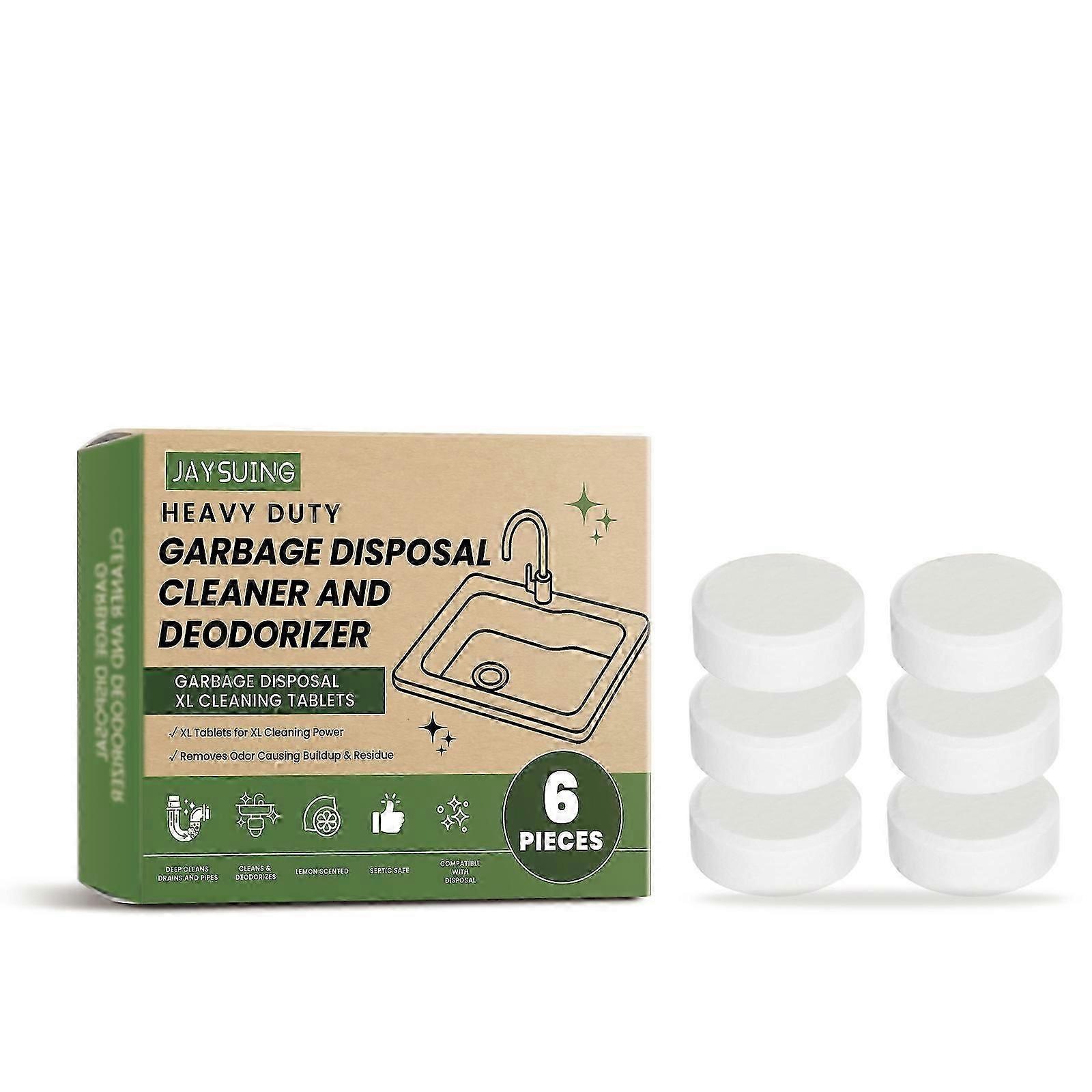 Garbage Disposal Cleaning Tablets - 6pcs for Easy Odor Removal & Kitchen Cleaning