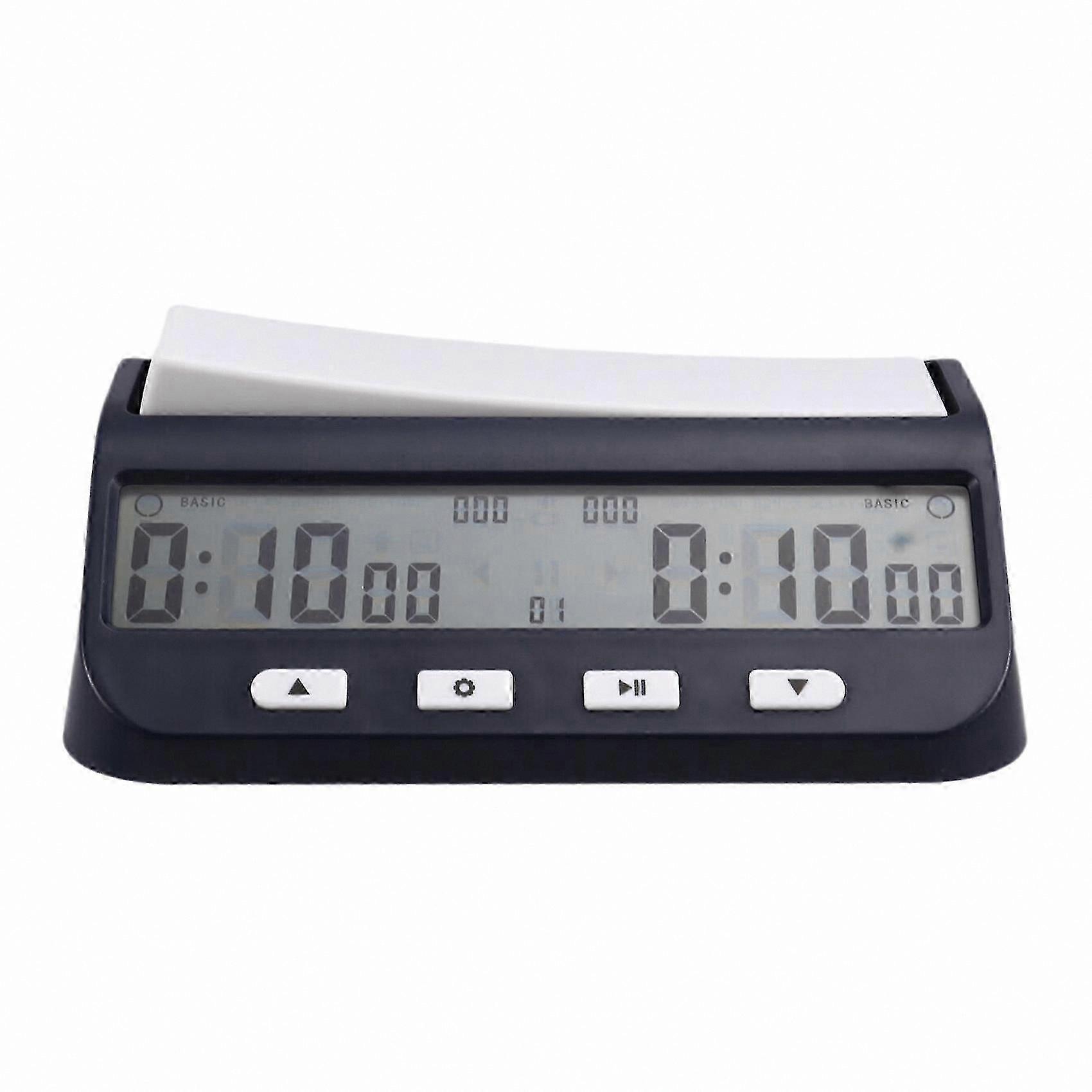 Portable Digital Game Timer for Chess and Other Board Games with Clock Functionality LD