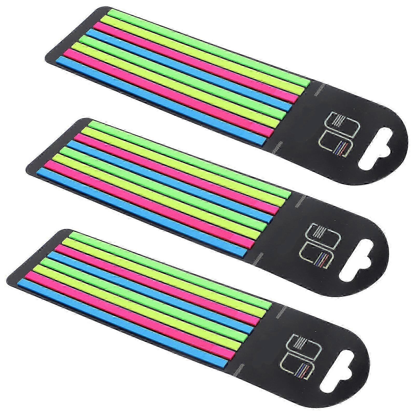 Fluorescence Page Marker Professional Highlight Strips for Note 3 Boxes