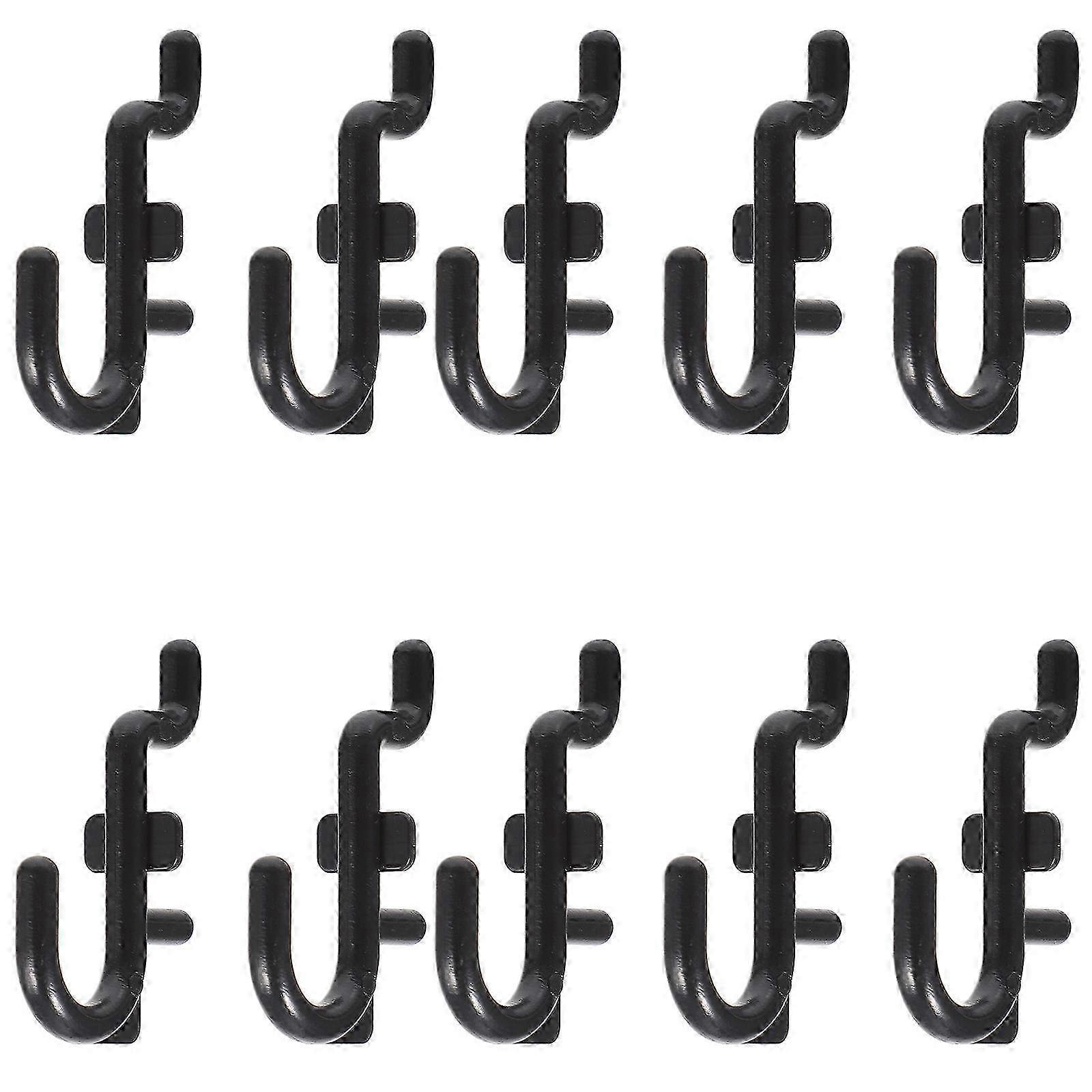 100PCS Peg Board Hook Plastic J Style Display Hook Shelf Hanger Supply