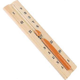 5/10/15 Minute Pine Sauna Hourglass Timer - Elegant Wooden Design for Home, Cafe, and Relaxation