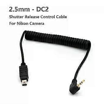2.5mm DC2 Remote Shutter Release Cable compatible with Nikon DF D750 D7100 D5500 D5300 D3200 D3300 D600 D610 D90