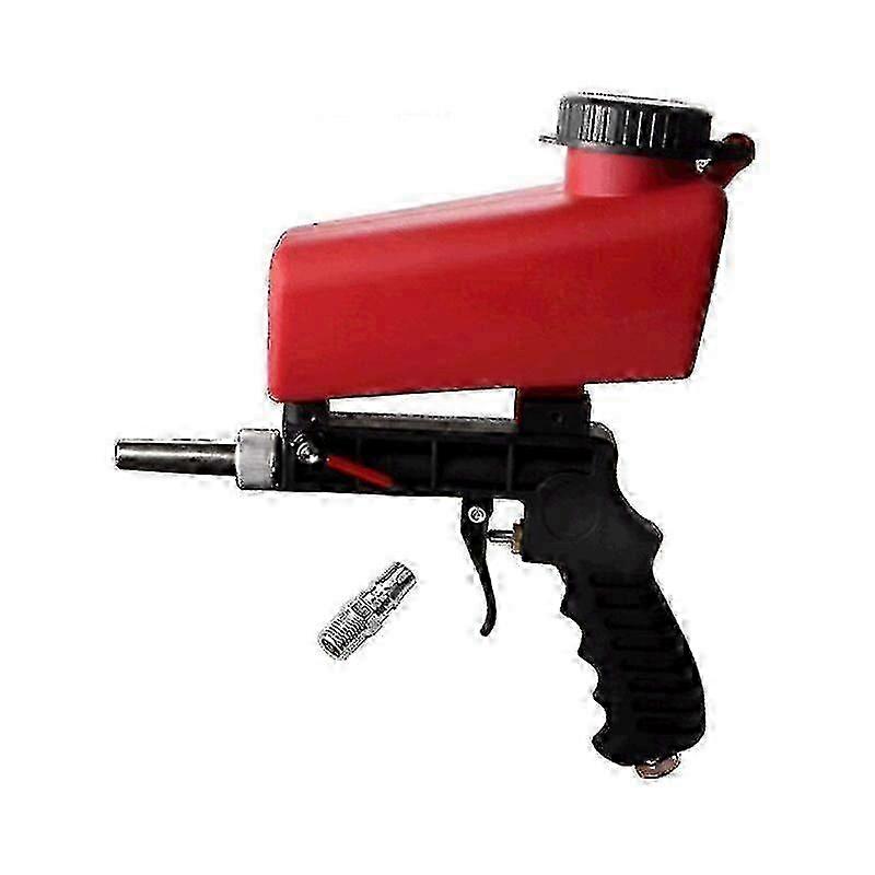 Small portable hand held sandblasting gun