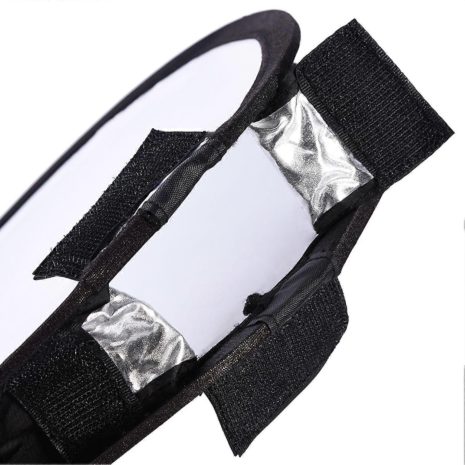 Mini Portable Round Beauty Dish Speedlite Flash Diffuser Softbox (30cm)