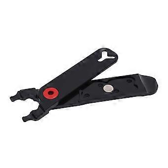 Pince  maillons de chane de vlo, outil de rparation multifonctionnel 4 en 1 en alliage d'aluminium, pince  chane, noire