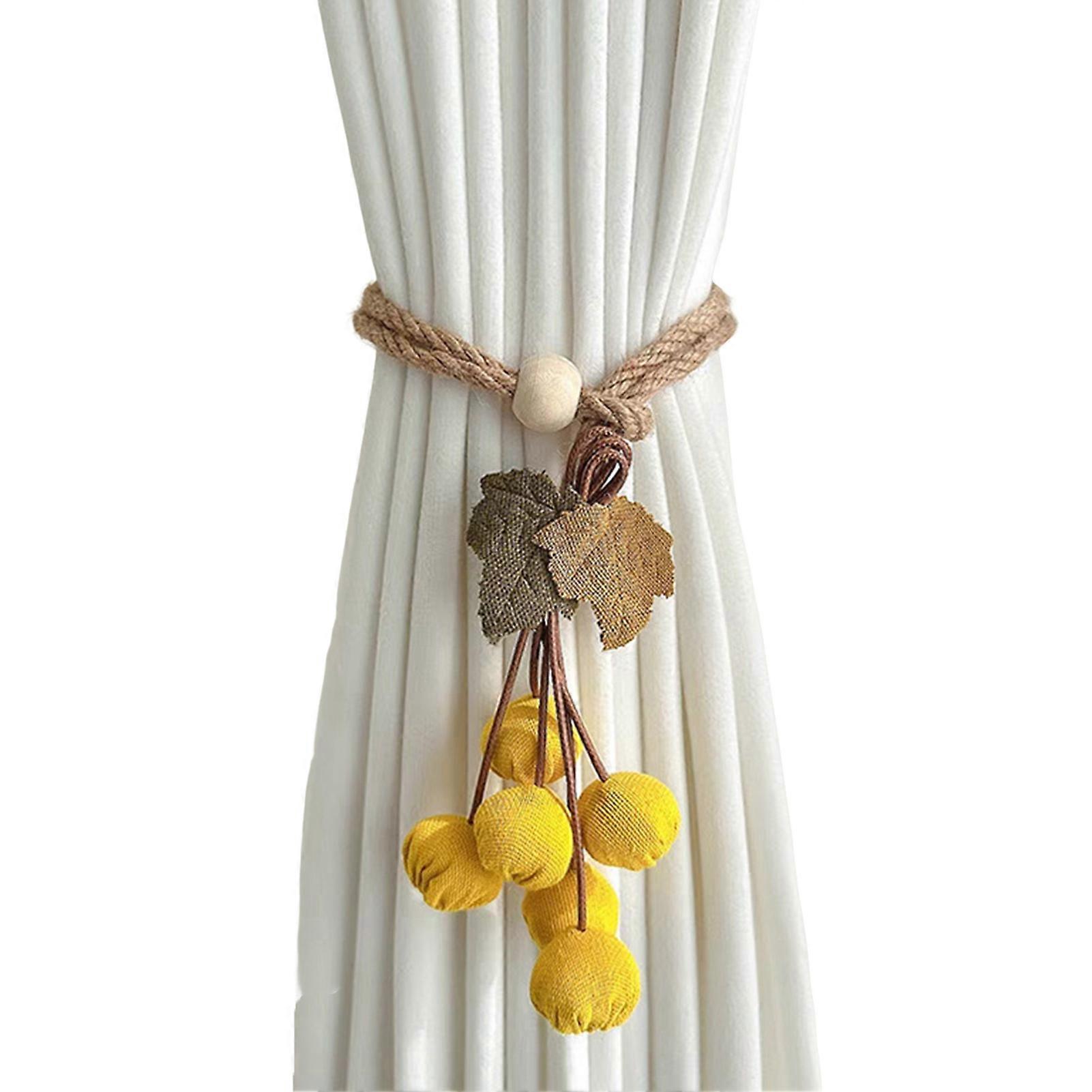Fruit Vegetable Decorative Drape Window Curtain Holder Accessories