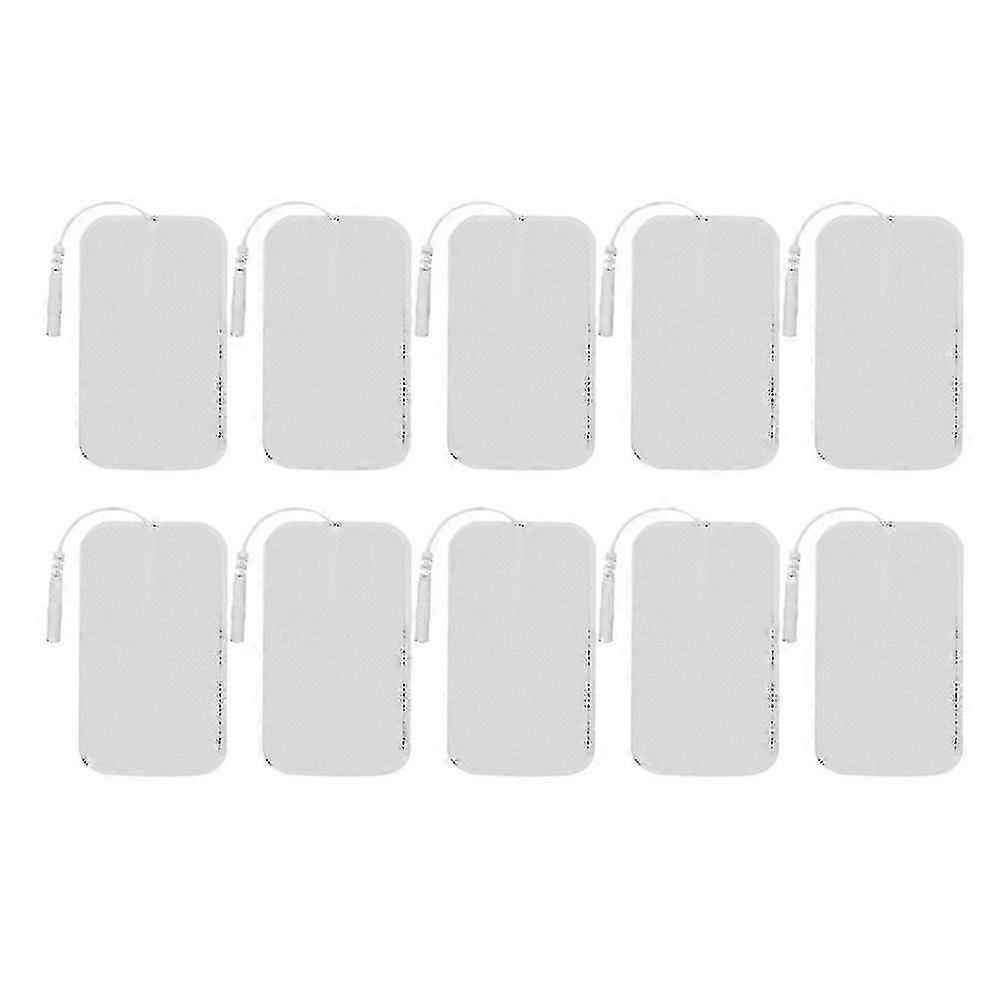 10pcs Electrode Patch Physiotherapy Replacement Pad For Body Massager Machine 9*5cm N