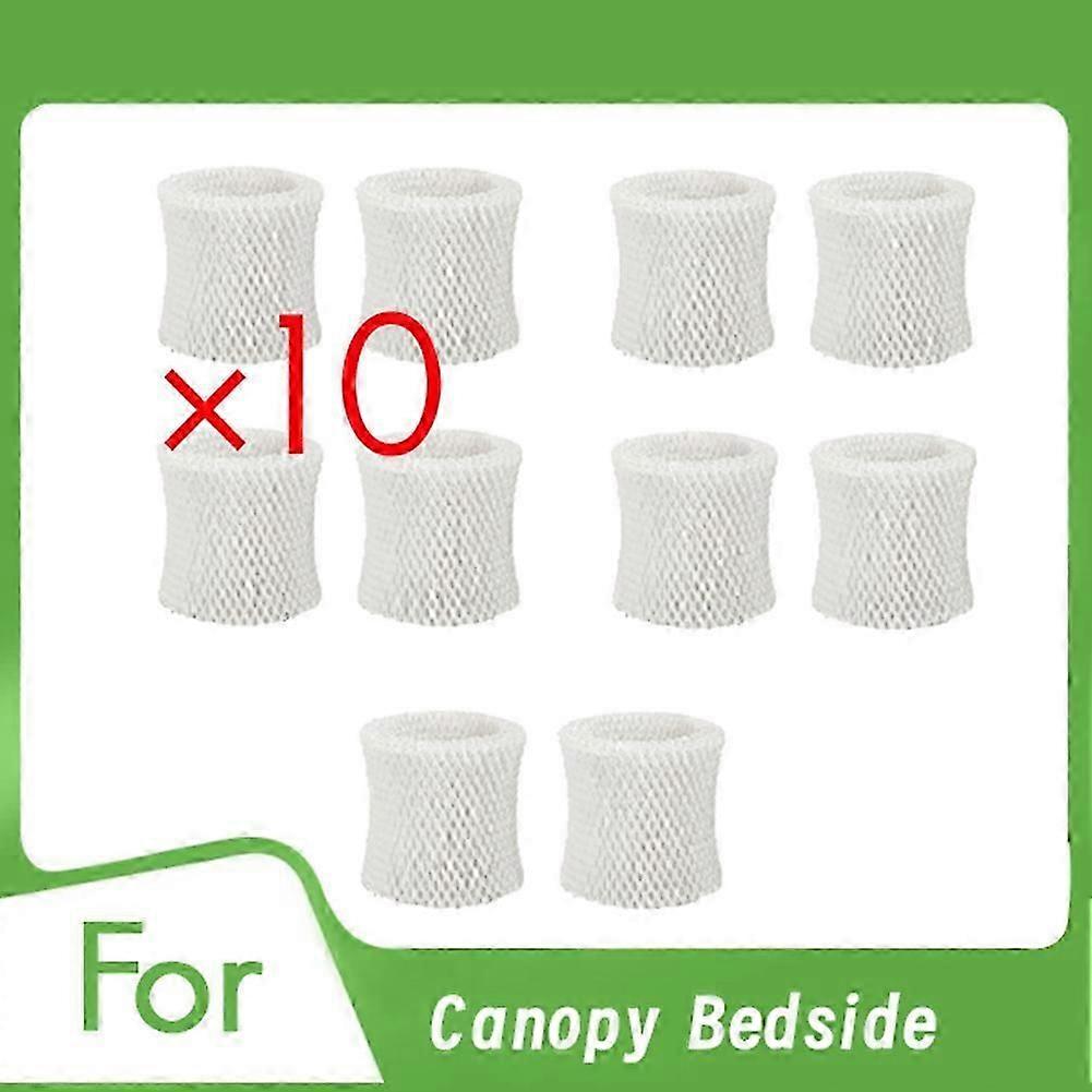 10 Pcs Humidifier Wicking Replacement Filter for Canopy Bedside