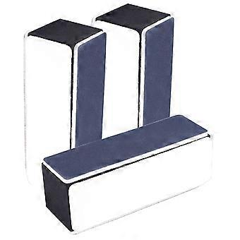 4 Way Nail Shiner Sponge Nail Files for Polishing Use 6Pcs Set Black
