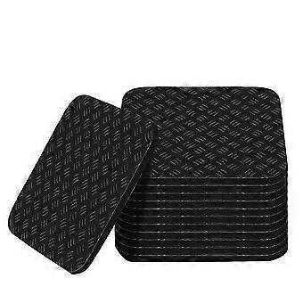 12PCS Silicone Treadmill Mat Pads,Non-Slip Shock Absorbing Pad,Floor Protector for Treadmill Exercise Bike Gym Equipment,New 2026