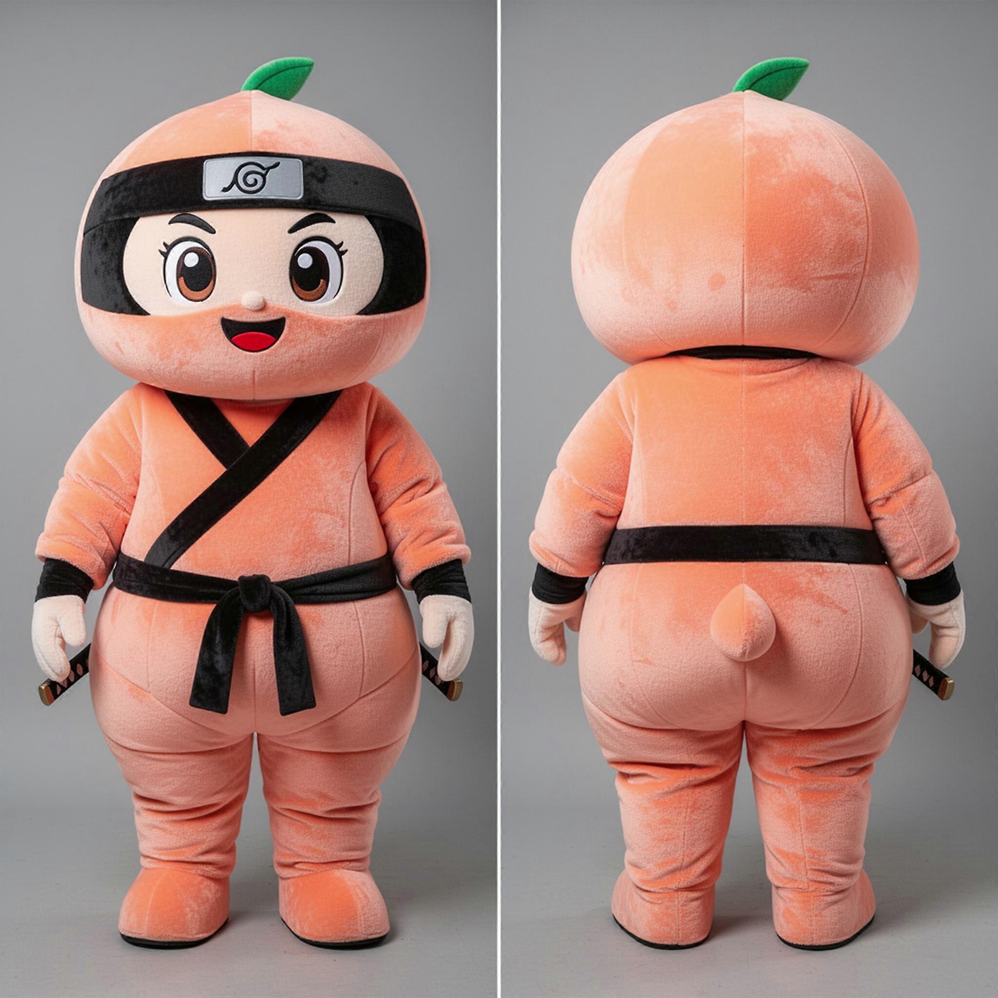 MASTICOT Peach Vibrant Ninja Mascot