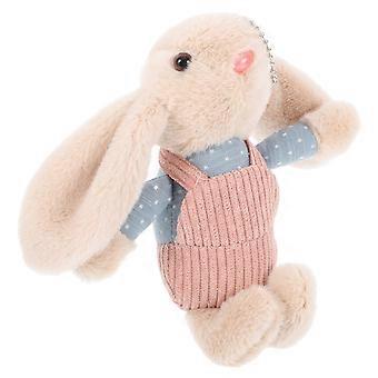 Soft Plush Rabbit Keychain Cute Bunny Toy for Kids 4Pcs Set