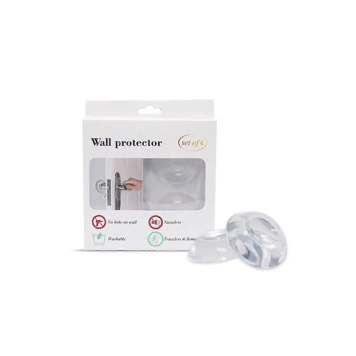 Clear Door Handle Wall Protector Set of 4