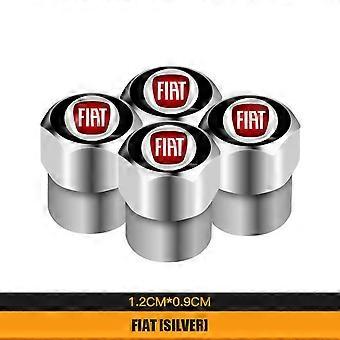 4 Stuks Aluminium Auto Ventieldopjes Tyre Wheel Tire Voor Fiat 500 Grande Punto Abarth Stilo Palio Bravo Doblo Fr ducato Pondo Tipo Shry