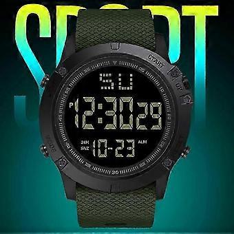 26-27s Waterdicht Digitaal Sporthorloge Militair Tactisch LED-achtergrondverlichting Polshorloge Heren